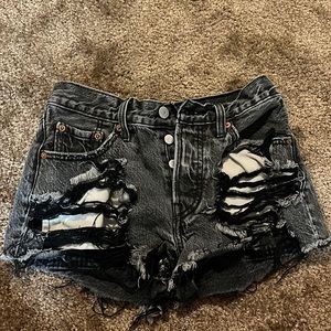 Black women’s shorts. Size small and barley worn.